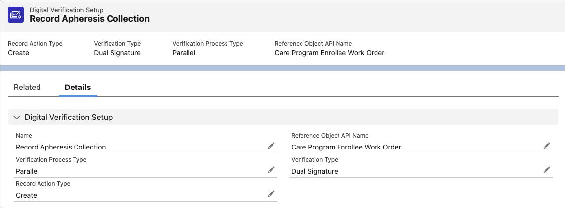 Digital Verification Setup for confirming patient identity.