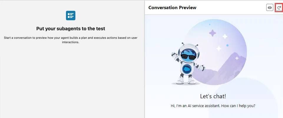 The Conversation Preview window.