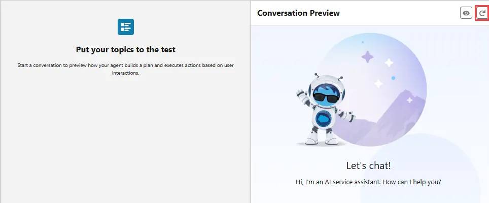 The Conversation Preview window.