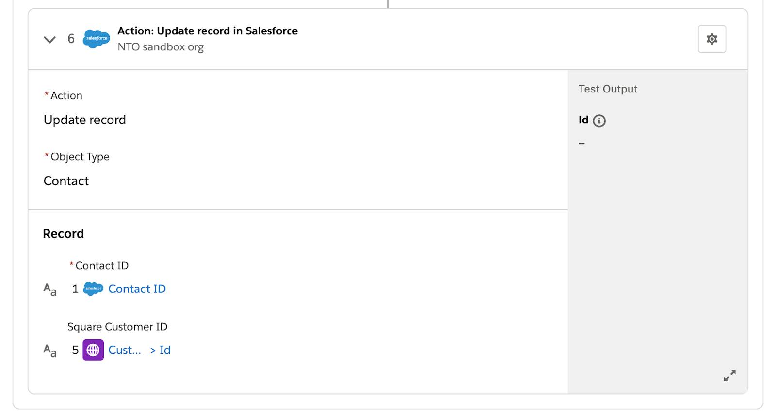 2 番目の If/Else ブロック内のステップ 6 が表示されているテスト済みフロー。