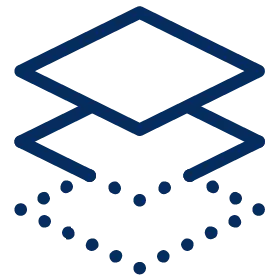 Repeatable represented by multiple layers of squares