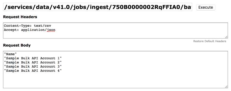 Use Bulk Api Unit Salesforce Trailhead