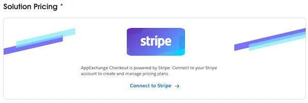 The Connect to Stripe section of the Partner Console Set Pricing step