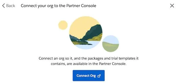 The Connect Org window with a Connect Org button