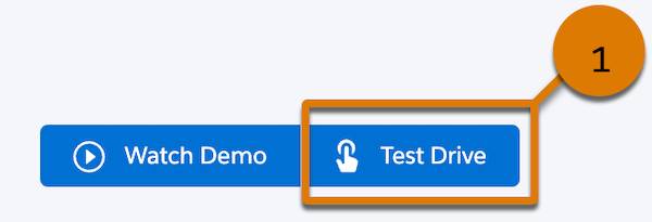 A view of the test drive button on an AppExchange listing