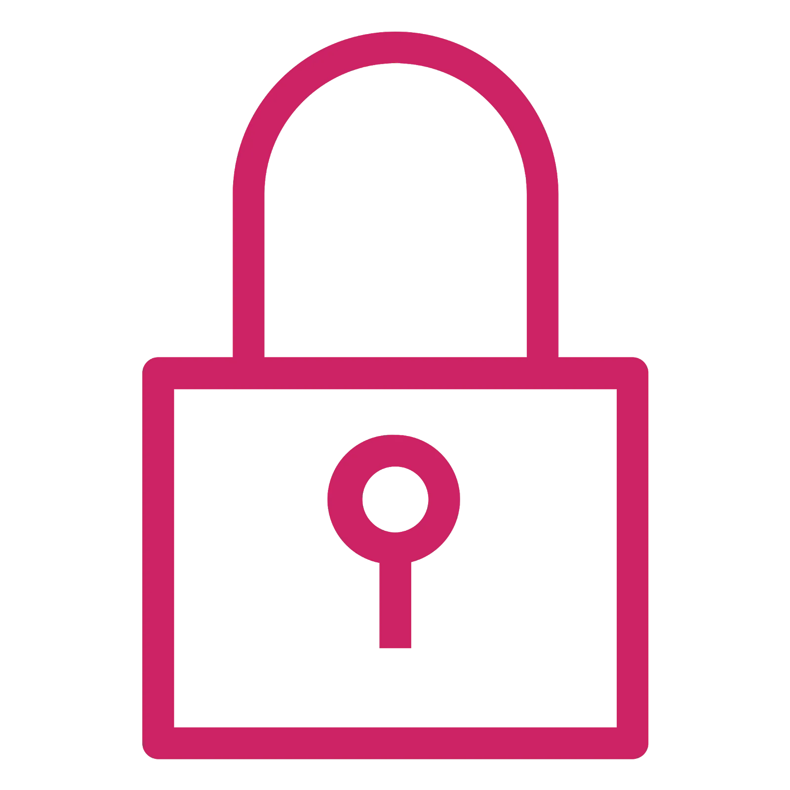 Permissions icon depicting a closed lock