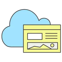 A cloud with a dashboard