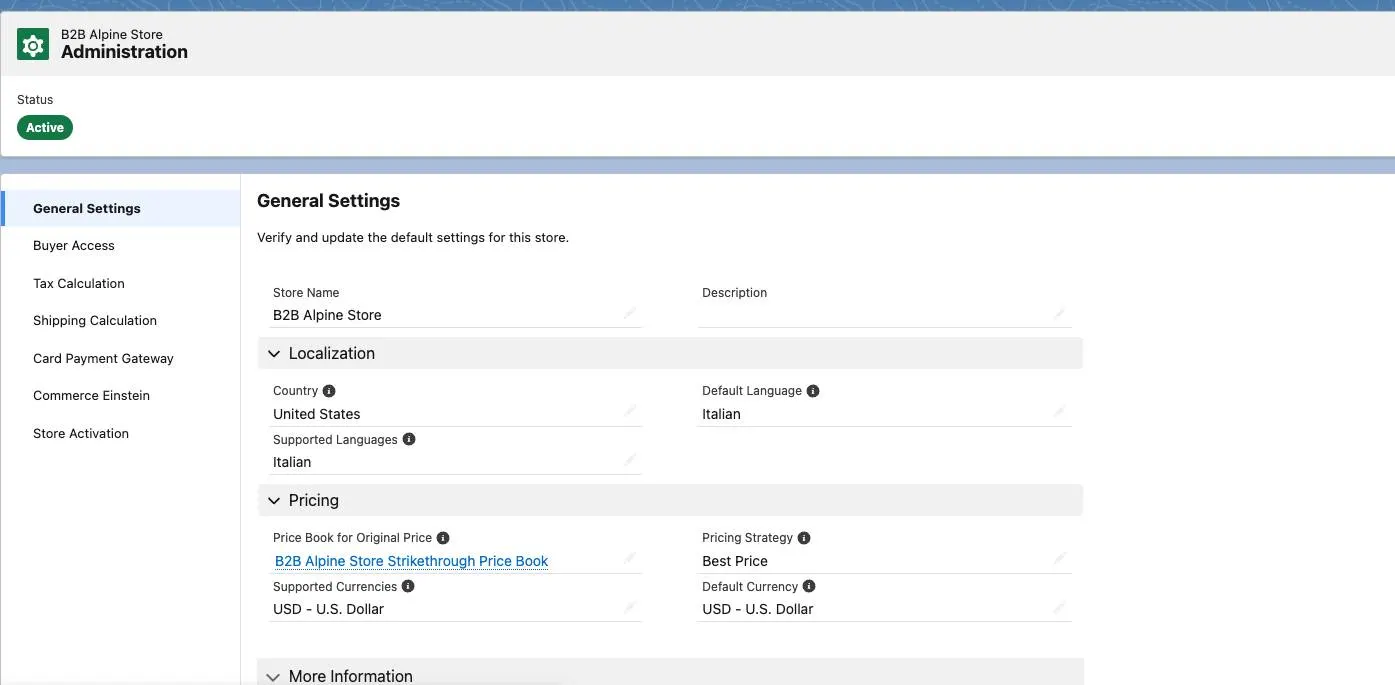 A record page showing information in page fields.