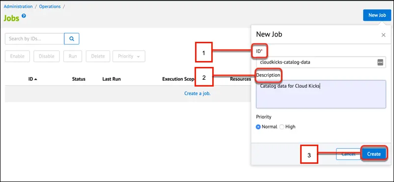 Business Manager Jobs New Job page