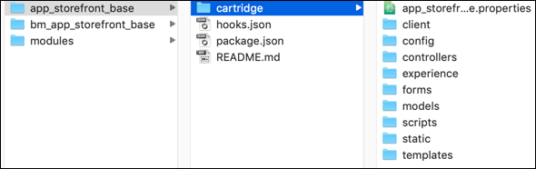 SFRA app_storefront_base cartridge.