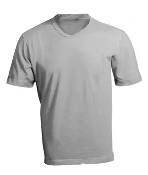 The same gray T-shirt is offered in multiple countries.