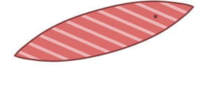 A surfboard