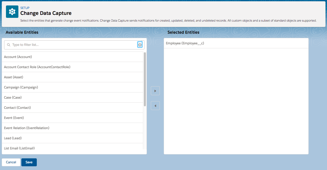 Subscribe to an Event Channel Salesforce Trailhead