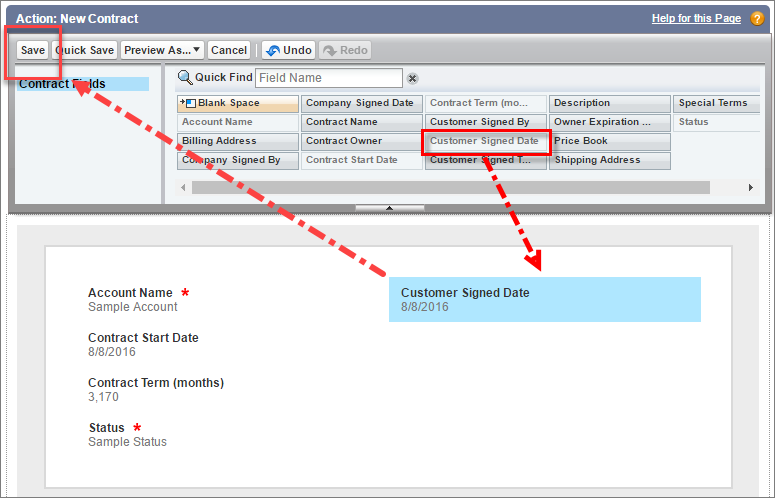create publisher actions unit salesforce trailhead publisher layouts