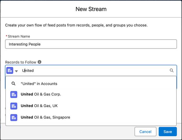 添加到流的选项