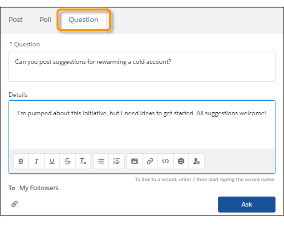 Publicador de preguntas