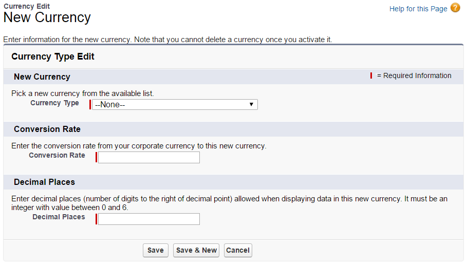 Discover Multiple Currency Settings Unit Salesforce Trailhead 7742