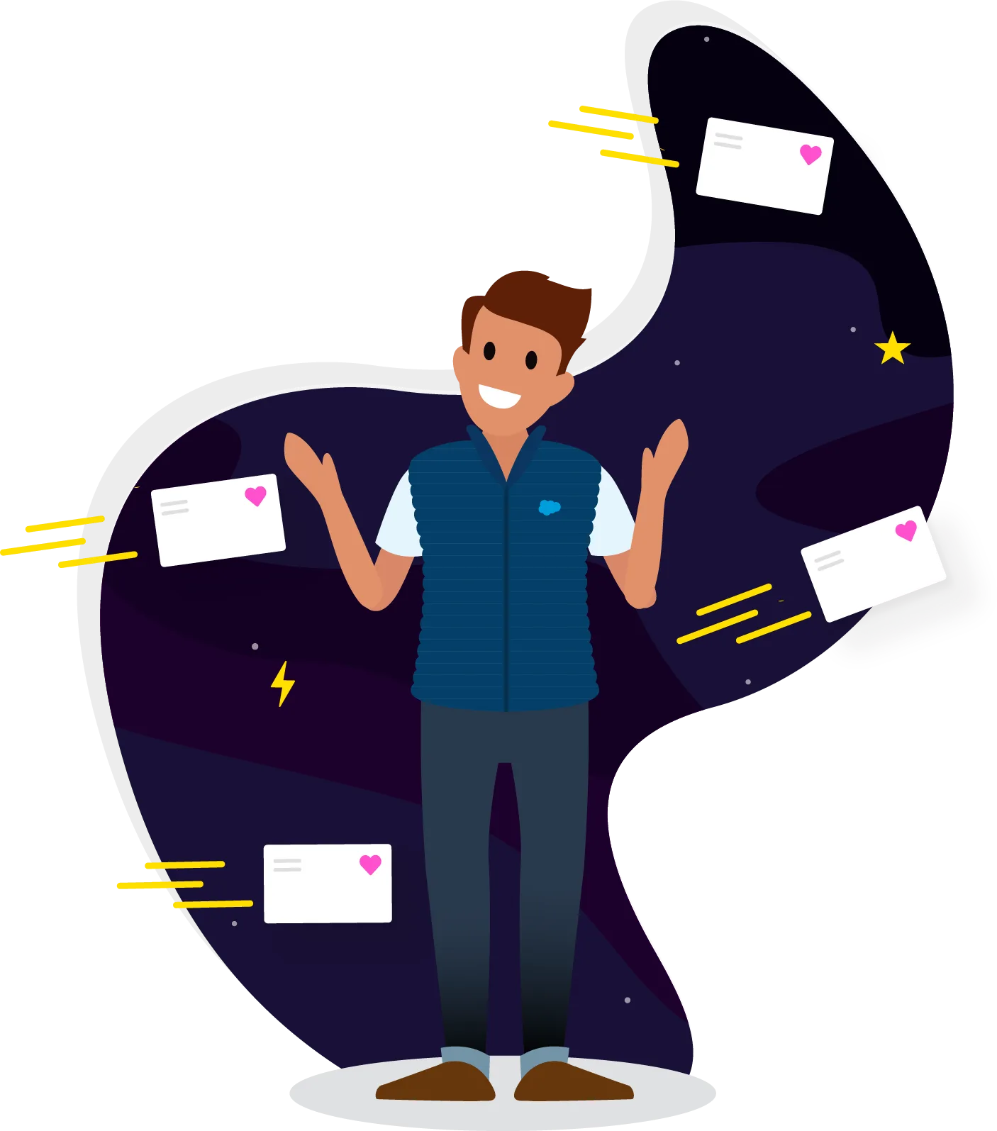 Nonprofit emails zoom through space through feats of modern wizardry
