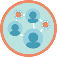 Contact Tracer Roles and Responsibilities icon