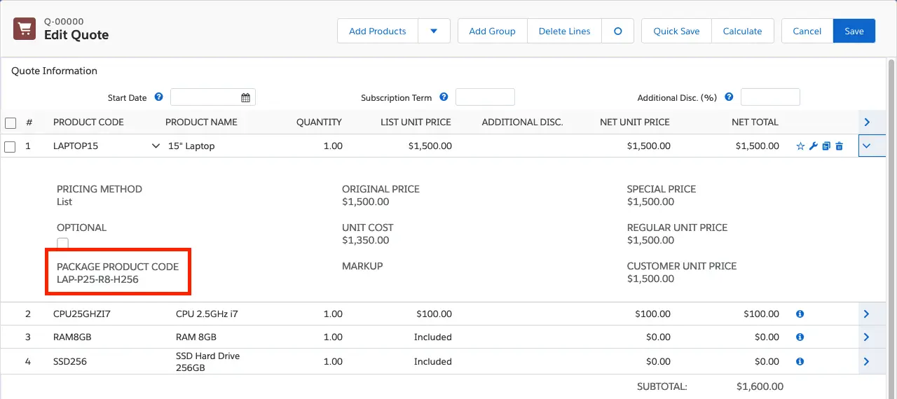 Learn About Configured Code And Description Unit Salesforce