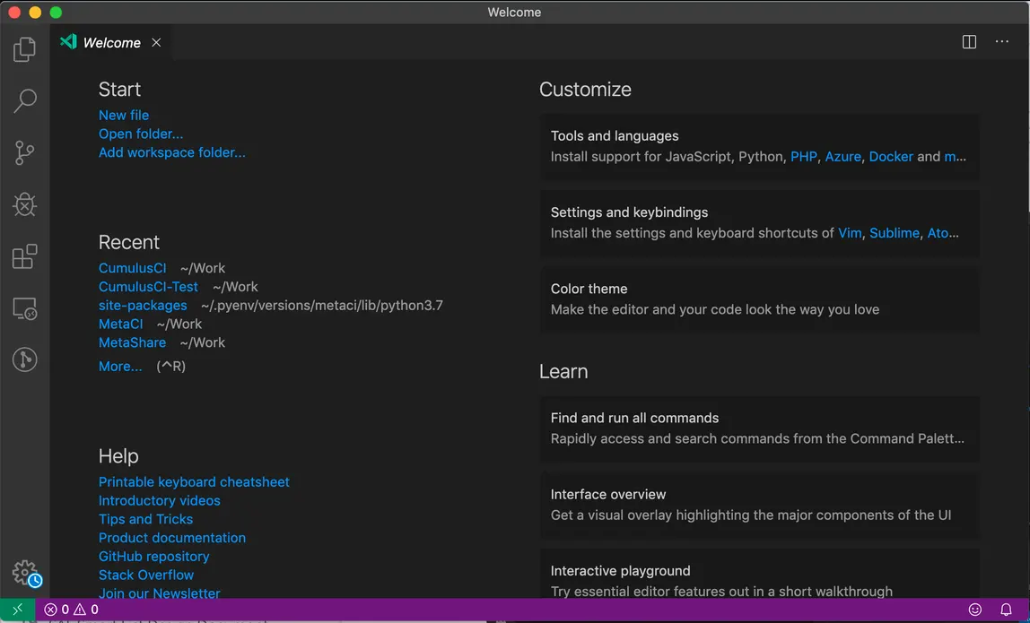 Unidade Review Base Requirements and Install Visual Studio Code |