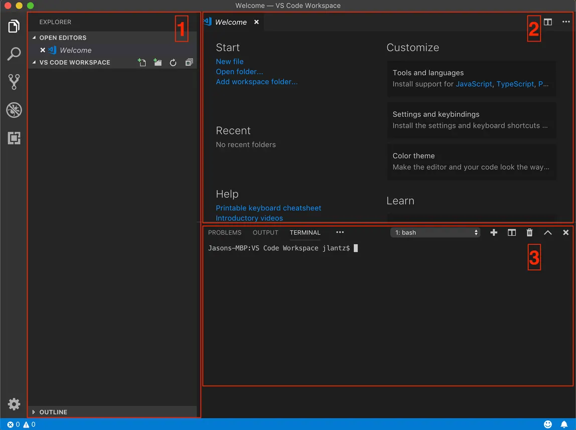 Visual Studio Code User Interface