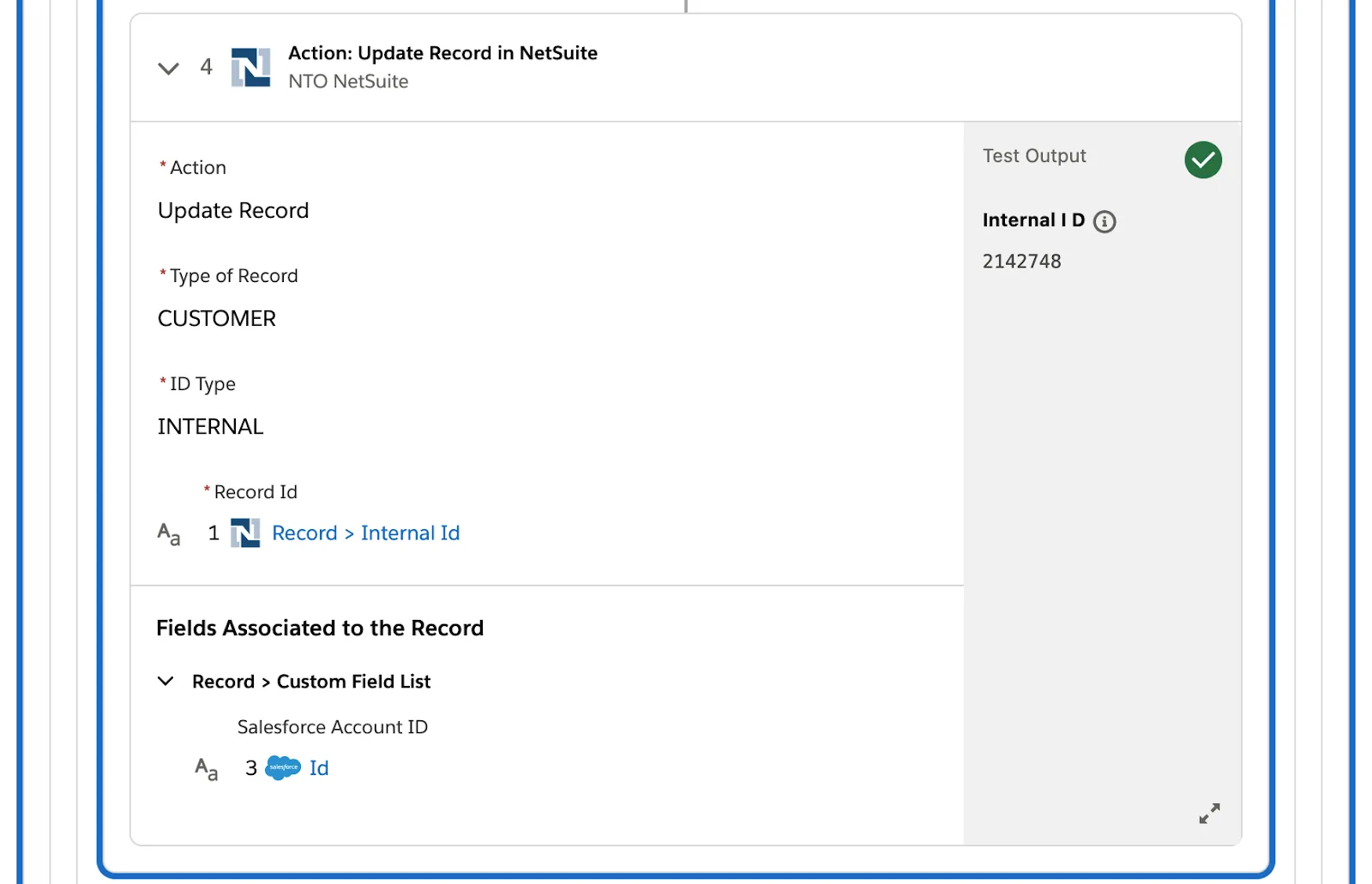 Tested flow showing a green check mark on step 4 within the second If/Else block.