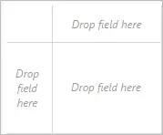 Drop field here grid