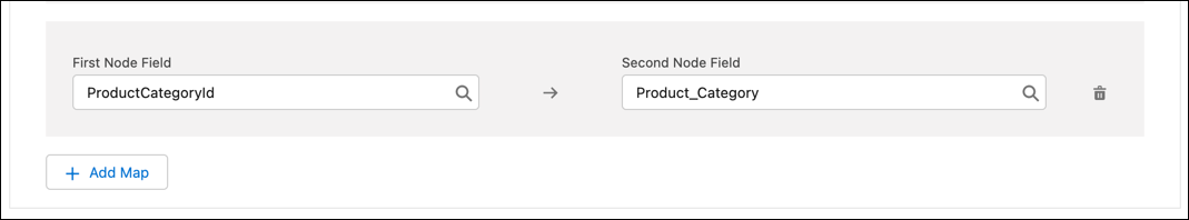 A row in the Look Up Existing Aggregate Data join node.