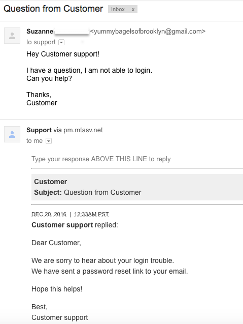 standard reply theme