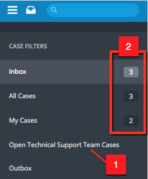 Case filters.