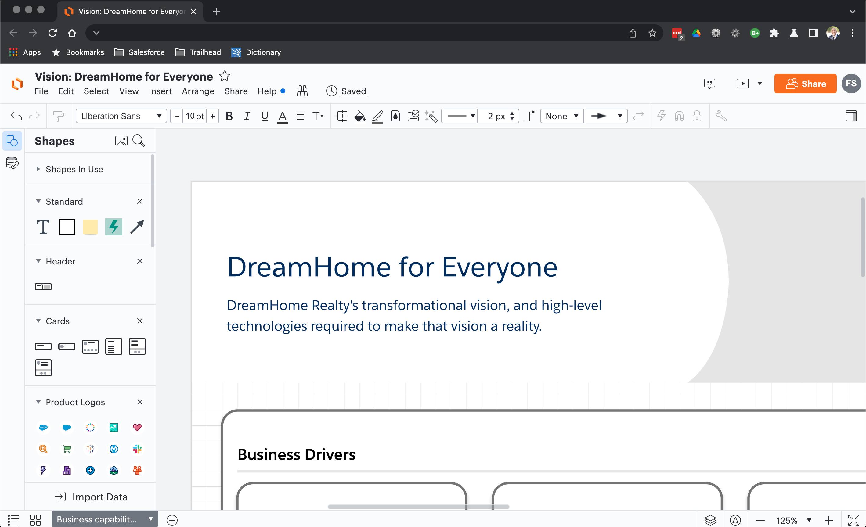 Unidad Design a Business Capability Map Salesforce Trailhead