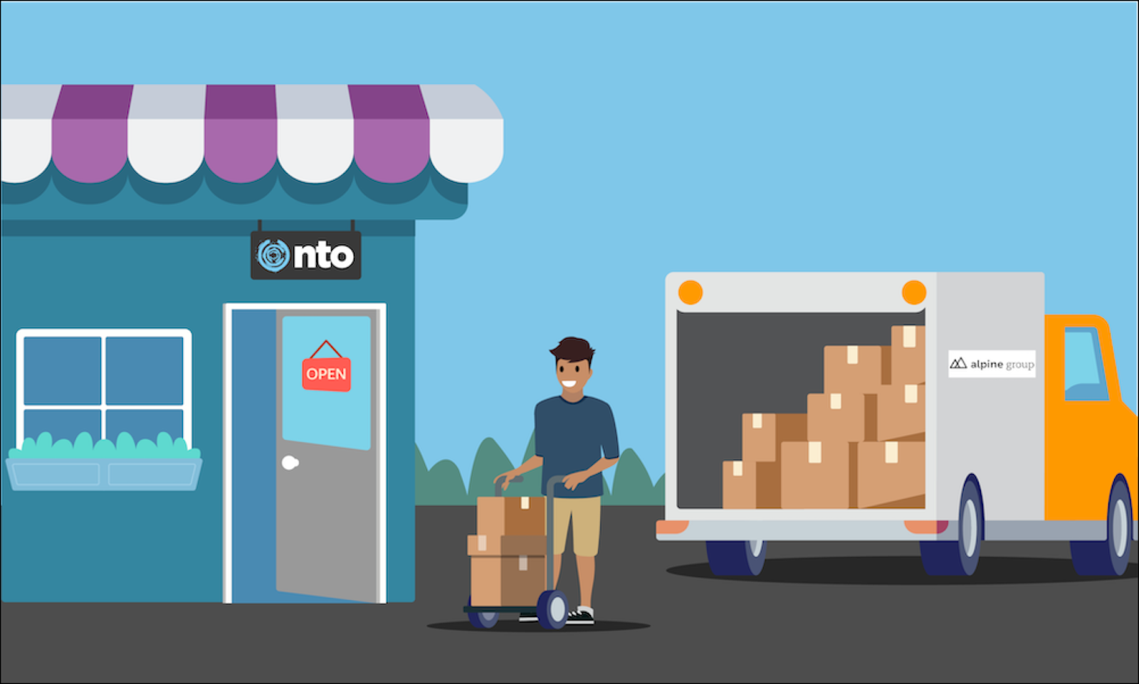 David Lopez running direct store delivery at an NTO store.