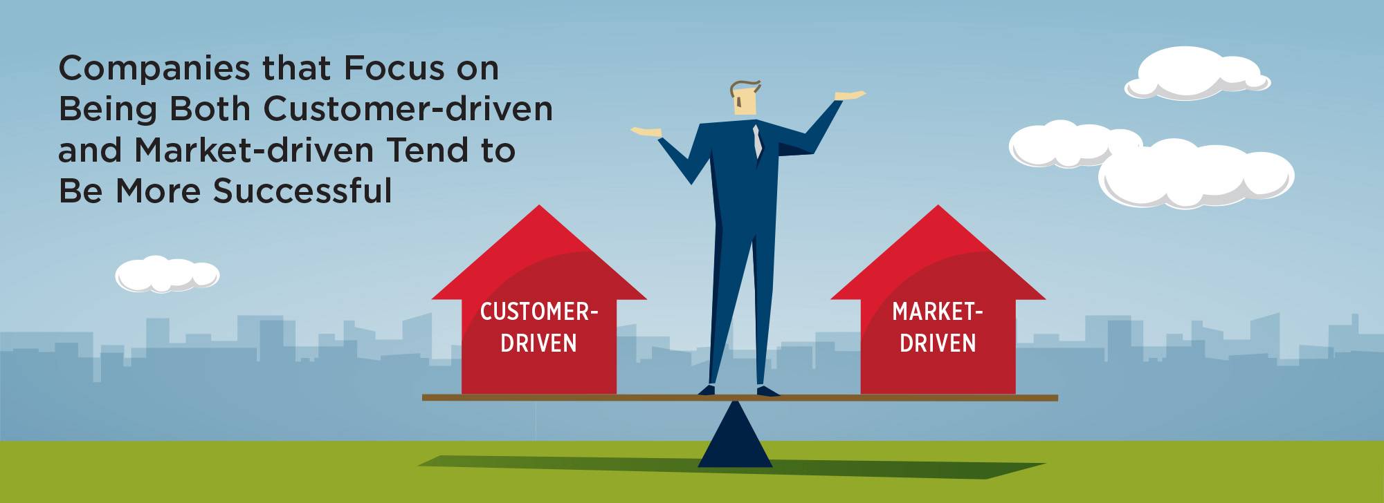 Companies that focus on being both customer-driven and market-driven tend to be more successful