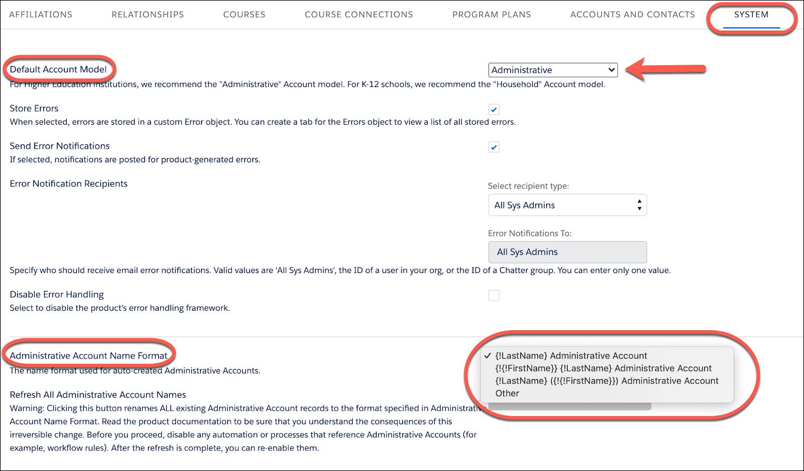 Configure EDA Settings Unit | Salesforce Trailhead