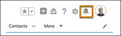 Bell icon highlighted.