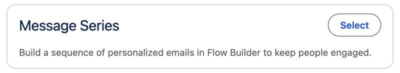 Message Series tile.