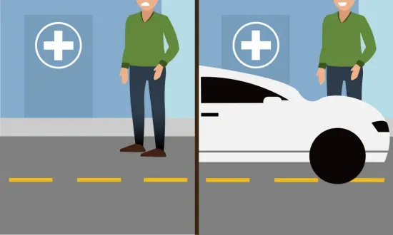 Charles with and without the ride service arranged for him to pick up his prescriptions.