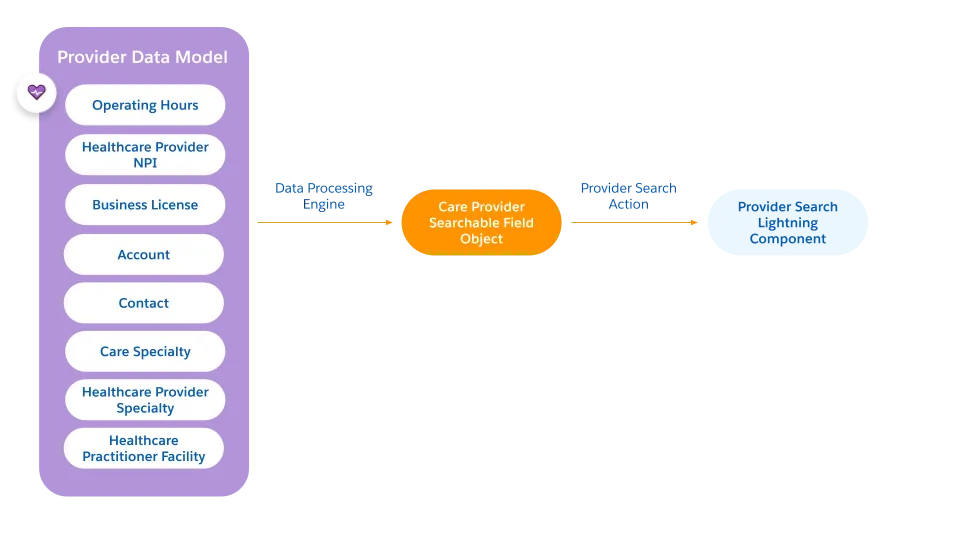 Provider Search Data Flow