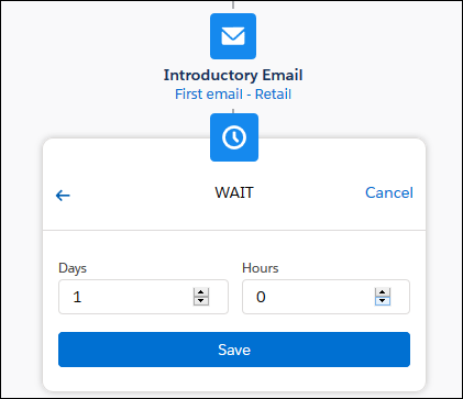 Adding a wait step.