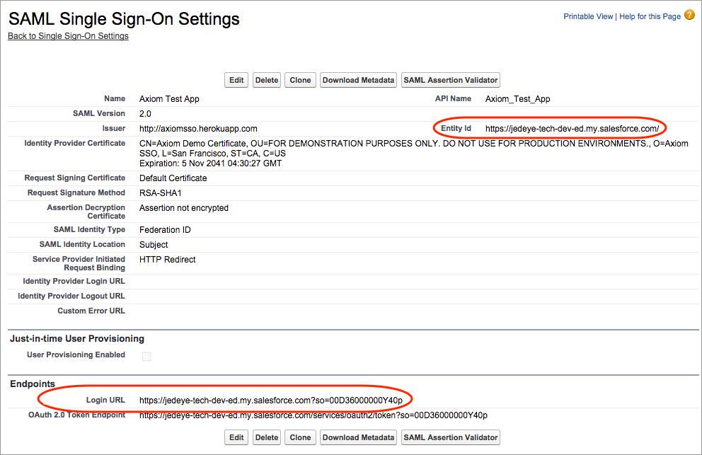 Set Up Single Sign On For Your Internal Users Unit Salesforce