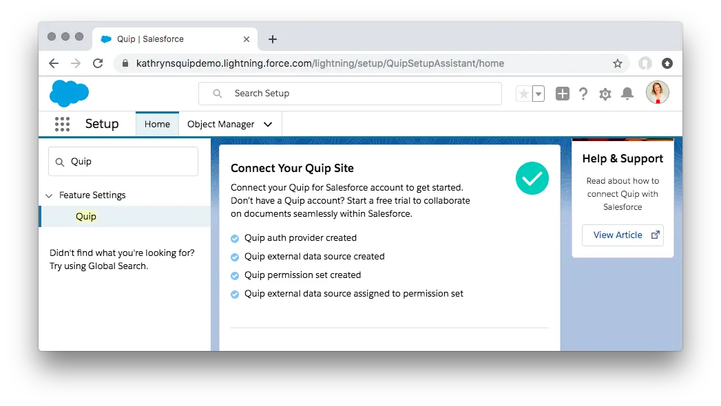 salesforce quip account planning