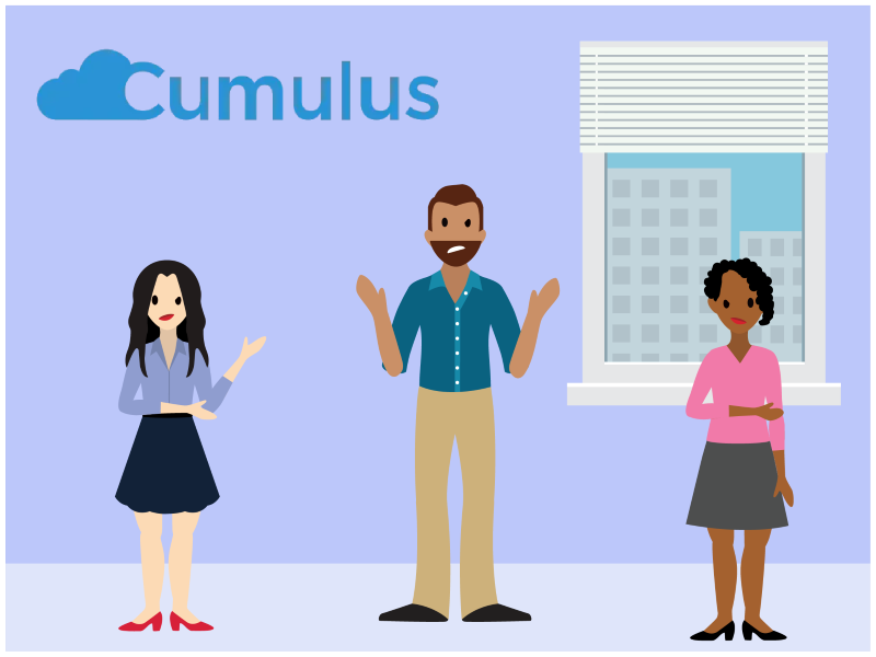 保険契約管理プロセスに不満を持っている Cumulus Insurance の従業員。
