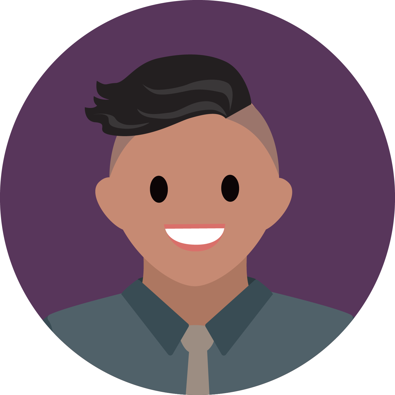 Illustrated portrait of Brooks.