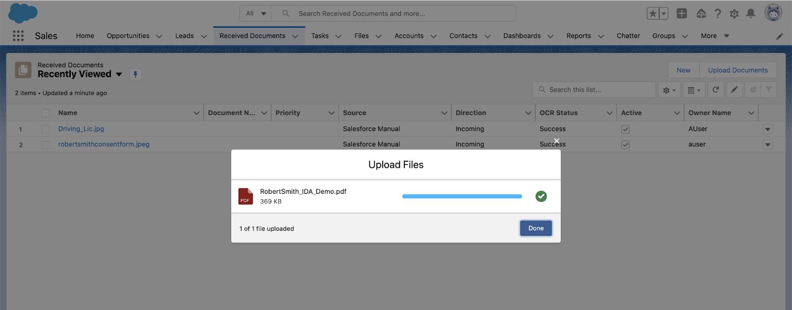 Set Up Intelligent Form Reader Unit Salesforce Trailhead