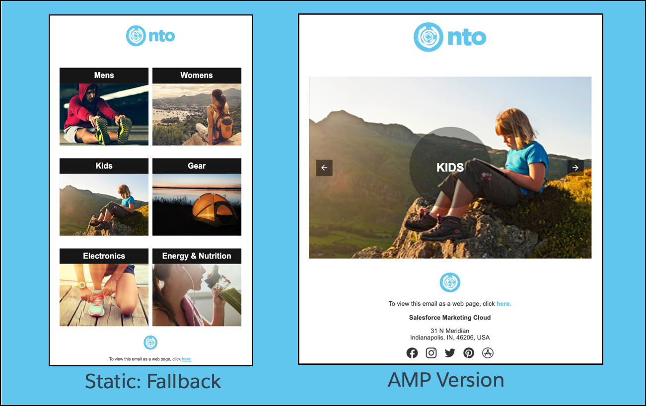 Unidad Create an Interactive Email with AMP Salesforce Trailhead