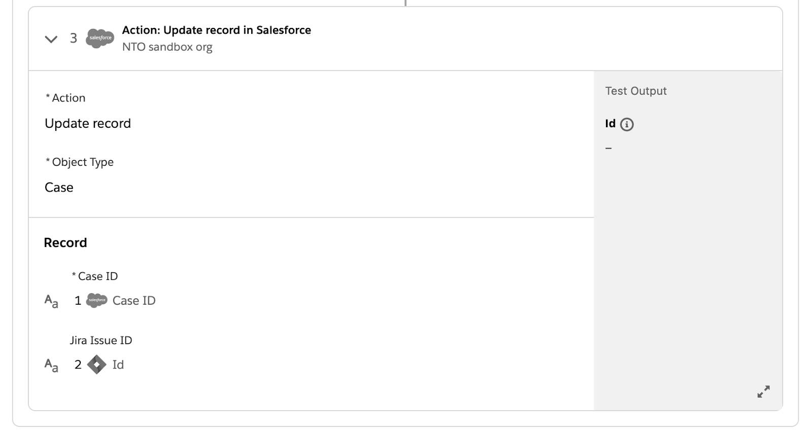 Tested flow showing no green check mark on step 3 in If branch.