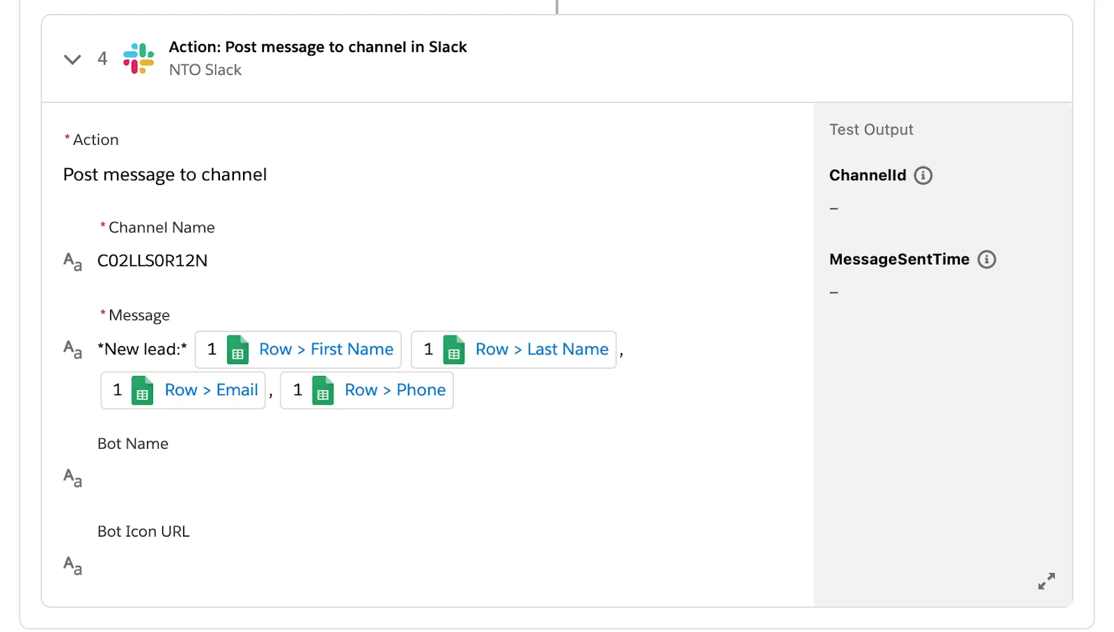 Tested flow showing step 4 in If branch without any green check mark.