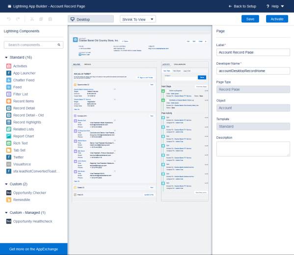 Criar componentes arrastar e soltar para o aplicativo Lightning e o Experience Builder