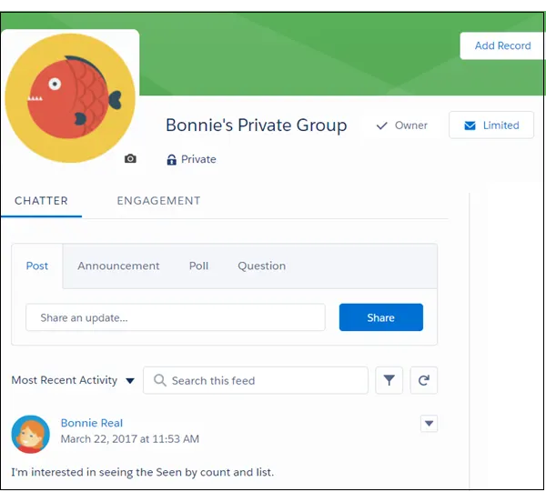 A group page